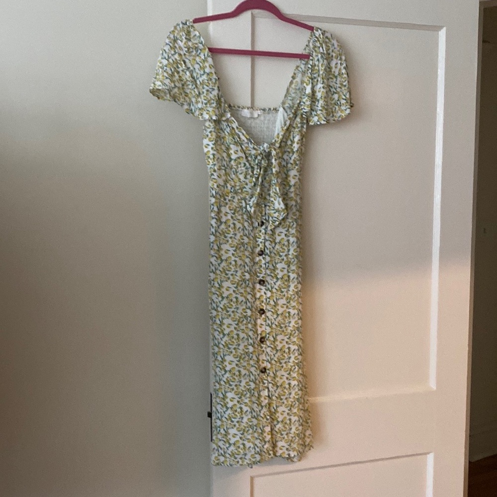 ASTR the Label - Lemon printed dress